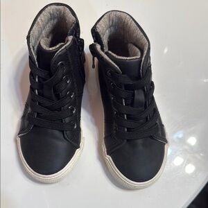 Cat & Jack Toddler Kids Black High-Top Sneakers